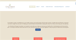 Desktop Screenshot of cindyhilliard.com