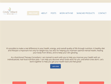 Tablet Screenshot of cindyhilliard.com